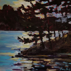 keary kautzer painting of lake
